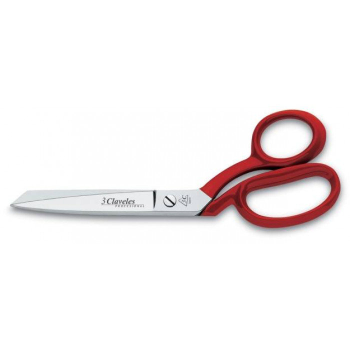 00073 Ножиці професійні червоні 20 см (8 дюймів). Claveles
