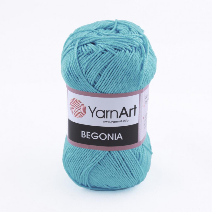 0008 Пряжа Begonia 50гр - 169м (Блакитний) YarnArt
