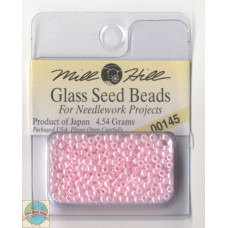 00145 Бісер 11/0 (2,2 мм) Glass Seed Beads Mill Hill, 4,54 г, Pink