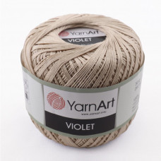 0015 Пряжа Violet 50гр - 282м (Бежевий) YarnArt
