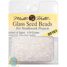 00161 Бісер 11/0 (2,2 мм) Mill Hill Glass Seed Beads 4,54 г, Crystal