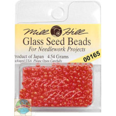00165 Бісер 11/0 (2,2 мм) Glass Seed Beads Mill Hill, 4,54 г, Christmas Red