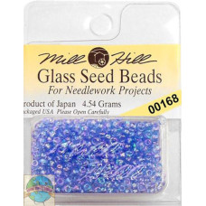 00168 Бісер 11/0 (2,2 мм) Glass Seed Beads Mill Hill, 4,54 г, Sapphire