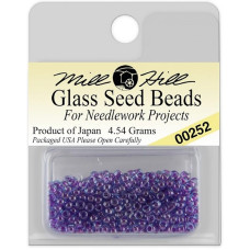 00252 Бісер 11/0 (2,2 мм) Mill Hill Glass Seed Beads 4,54 г, Iris