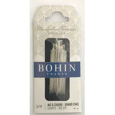 00269 Голки для шиття з великим вушком Sharp №3/9. Bohin (Франція)