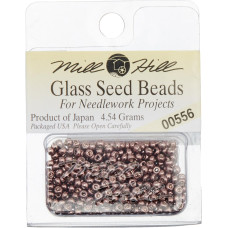 00556 Бісер 11/0 (2,2 мм) Mill Hill Glass Seed Beads 4,54 г, Antique Silver
