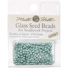 00561 Бісер 11/0 (2,2 мм) Mill Hill Glass Seed Beads 4,54 г, Ice Green
