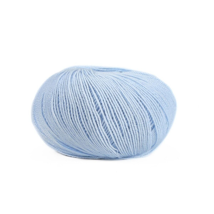 00632 Пряжа Lana Gatto Perlata D`Australia, 50г - 233м, небесно-блакитний, 100% вовна