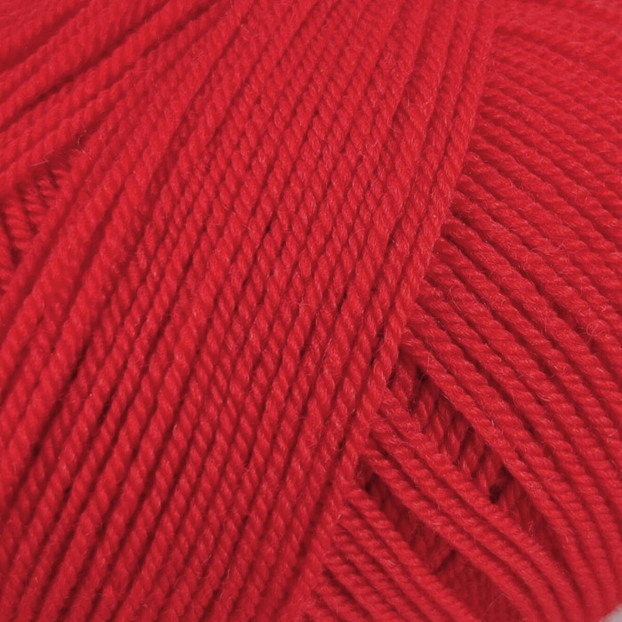 00642 Пряжа Lana Gatto Perlata D`Australia, 50г - 233м, червоний класичний, 100% вовна