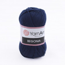 0066 Пряжа Begonia 50гр - 169м (Темно-синій) YarnArt