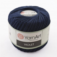 0066 Пряжа Violet 50гр - 282м (Темно-синій) YarnArt