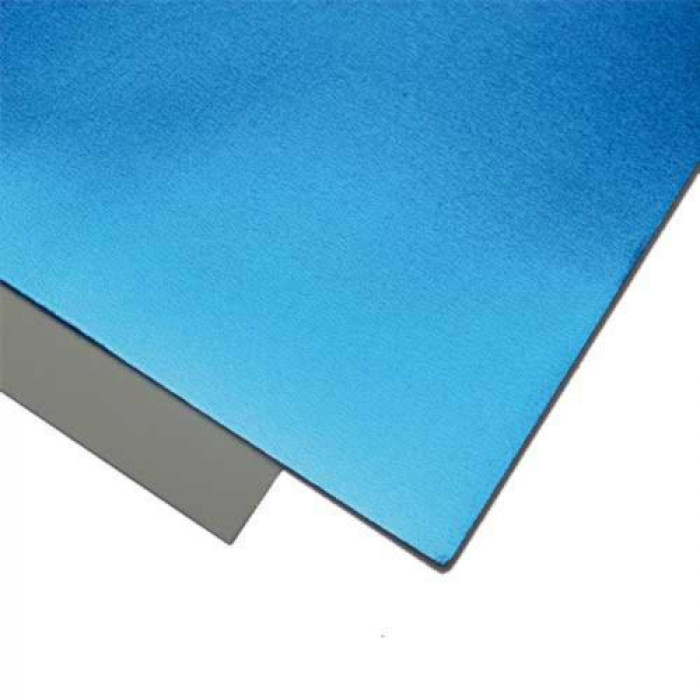 007 Фоамиран металізований 1,9 мм, 21x29,7 см Блакитний