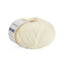 00978 Пряжа Lana Gatto Perlata D`Australia, 50г - 233м, молочний, 100% вовна