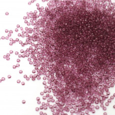 01695 10/0 чеський бісер Preciosa, 5 г, рожево-фіолетовий темний, кристальний сольгель