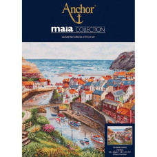 02002 Anchor Набір для вишивки рахунковим хрестиком - Стайтс Staithes 40x30 см, Aida 16