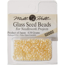 02002 Бісер 11/0 (2,2 мм) Glass Seed Beads Mill Hill, 4,54 г, Yellow Creme