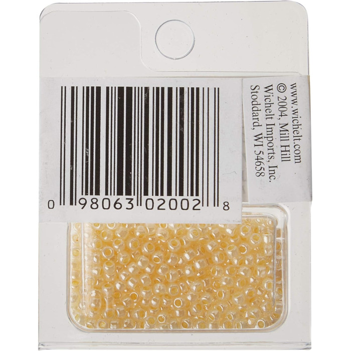 02002 Бісер 11/0 (2,2 мм) Mill Hill Glass Seed Beads 4,54 г, Yellow Creme