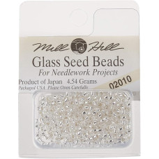 02010 Бісер 11/0 (2,2 мм) Glass Seed Beads Mill Hill, 4,54 г, Ice