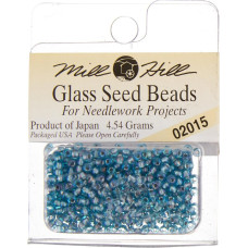 02015 Бісер 11/0 (2,2 мм) Glass Seed Beads Mill Hill, 4,54 г, Sea Blue