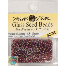 02025 Бісер 11/0 (2,2 мм) Mill Hill Glass Seed Beads 4,54 г, Heather