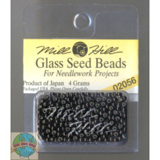 02056 Бісер 11/0 (2,2 мм) Glass Seed Beads Mill Hill, 4,54 г, Sable