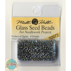 02072 Бісер 11/0 (2,2 мм) Glass Seed Beads Mill Hill, 4,54 г, Teal