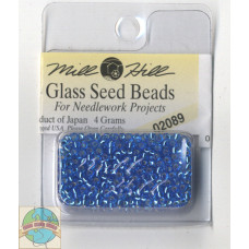 02089 Бісер 11/0 (2,2 мм) Mill Hill Glass Seed Beads 4,54 г, Brilliant Sea Blue