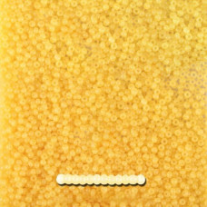 02681 10/0 чеський бісер Preciosa, 50 г, жовтий, непрозорий сольгель алебастровий