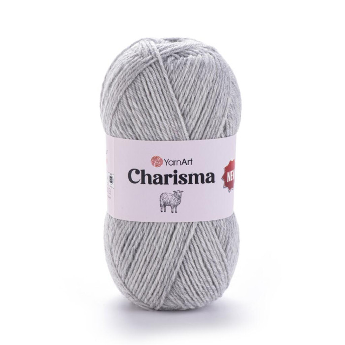 0282 Пряжа Charisma 100гр - 200м (Світло-сірий) YarnArt