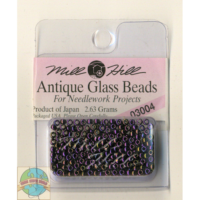 03004 Бісер 11/0 (2,2 мм) Mill Hill, 2,63 г, матовий скляний, Eggplant