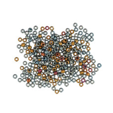 03037 Бісер 11/0 (2,2 мм) Mill Hill, 2,63 г, матовий скляний, Abalone