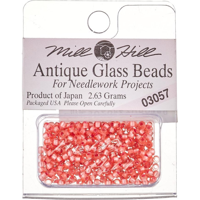 03057 Бісер 11/0 (2,2 мм) Mill Hill, 2,63 г, матовий скляний, Cherry Sorbet