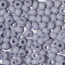 03121 10/0 чеський бісер Preciosa, 5 г, сіро-фіолетовий, непрозорий крейдяний сольгель