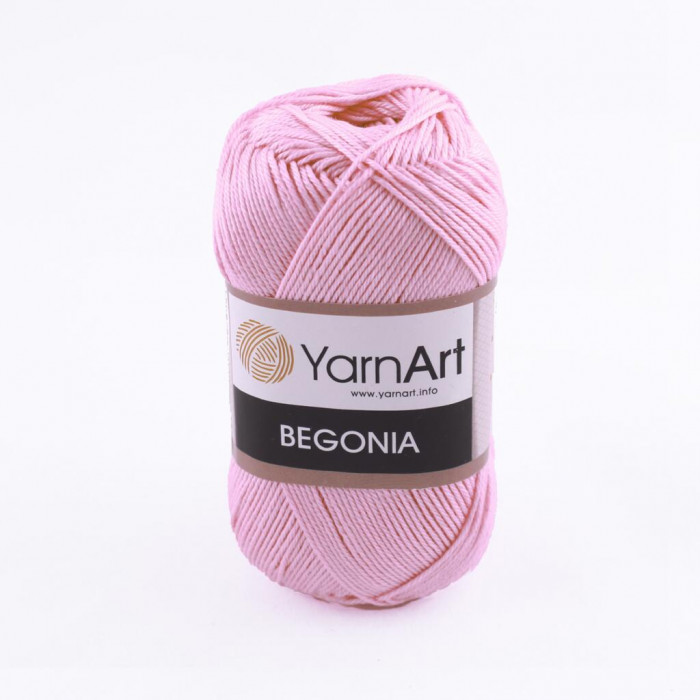 0319 Пряжа Begonia 50гр - 169м (Світло-рожевий) YarnArt