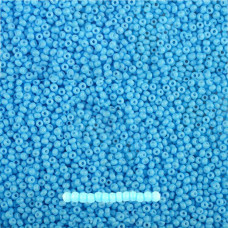 03634 10/0 чеський бісер Preciosa, 5 г, блакитний, непрозорий крейдяний сольгель