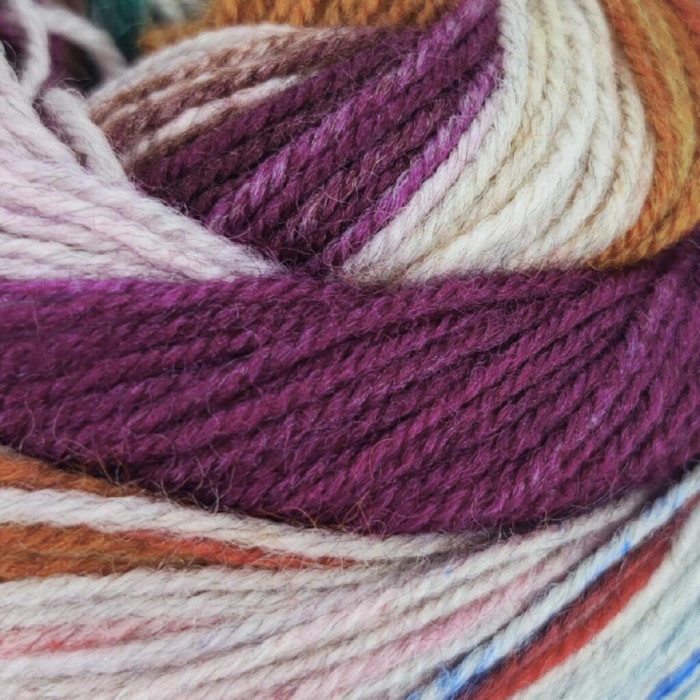 04 Пряжа Laines du Nord Art Sock, 100г - 420м, мультіколор, 75% вовна, 25% нейлон