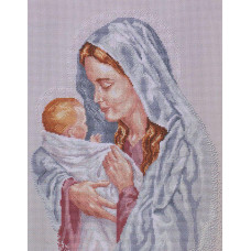 044-0044 Janlynn Набір для вишивки рахунковим хрестиком - Пресвята Богородиця 30,5x38 см, Aida 14