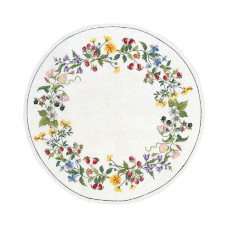 05-1740 Eva Rosenstand Набір для вишивки хрестиком - Вінок з берізки Bindweed-wreath 42х42 см, Льон №20