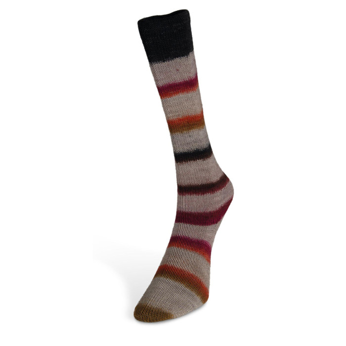 05 Пряжа Laines du Nord Art Sock, 100г - 420м, мультіколор, 75% вовна, 25% нейлон