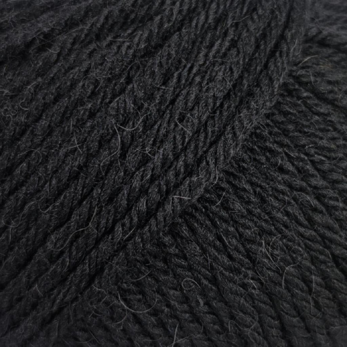 05000 Пряжа Lana Gatto Camel Hair, 50г - 125м, чорний, 60% меринос екстрафайн, 40% верблюд