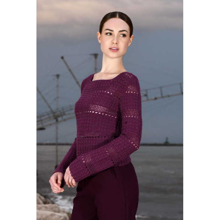 05240 Пряжа Lana Gatto Perlata D`Australia, 50г - 233м, фуксія, 100% вовна