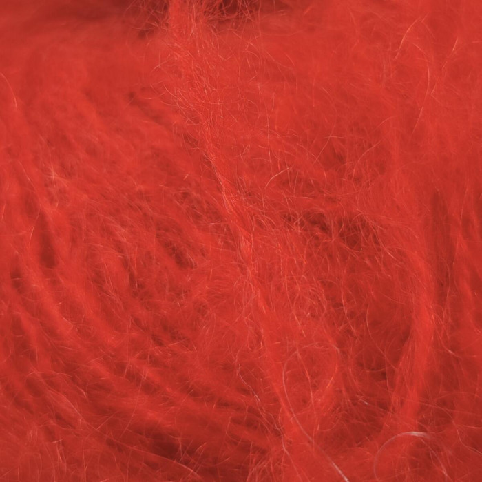 06024 Пряжа Lana Gatto Wool Mohair, 50г - 90м, червоний, 73% мохер, 27% вовна
