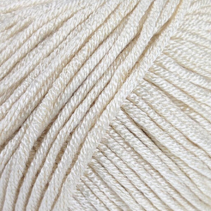 07649 Пряжа Lana Gatto Sugar, 50г - 125м, екрю, 100% віскоза