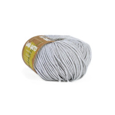 07660 Пряжа Lana Gatto Sugar, 50г - 125м, перлинно-сірий, 100% віскоза