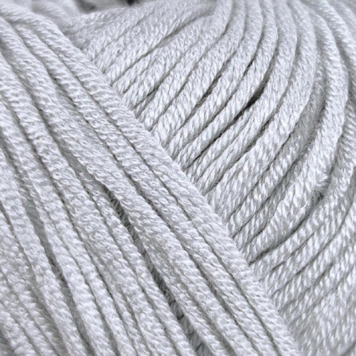 07660 Пряжа Lana Gatto Sugar, 50г - 125м, перлинно-сірий, 100% віскоза