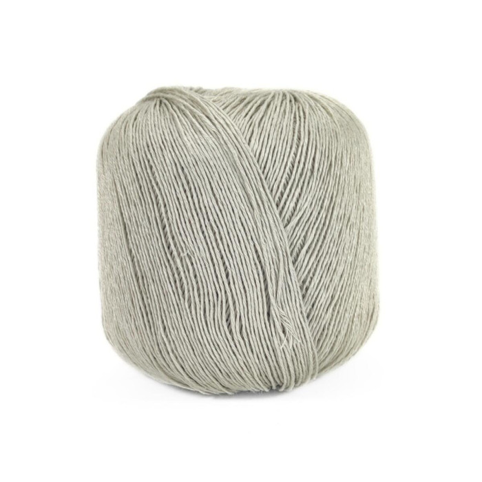 08171 Пряжа Lana Gatto Fresh, 50г - 163м, світло-сірий, 100% льон