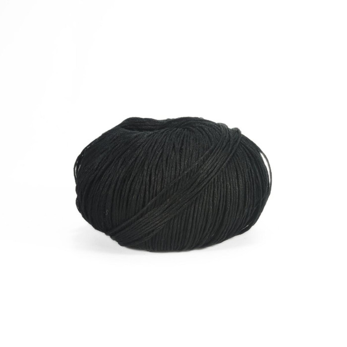 08189 Пряжа Lana Gatto Silky, 50г - 214м, чорний, 100% шовк