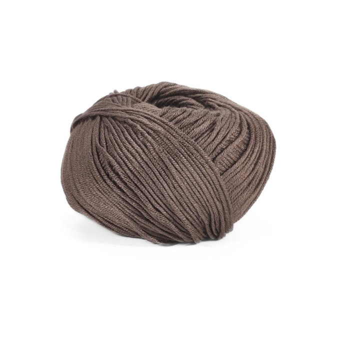 08722 Пряжа Lana Gatto Sugar, 50г - 125м, шоколад, 100% віскоза