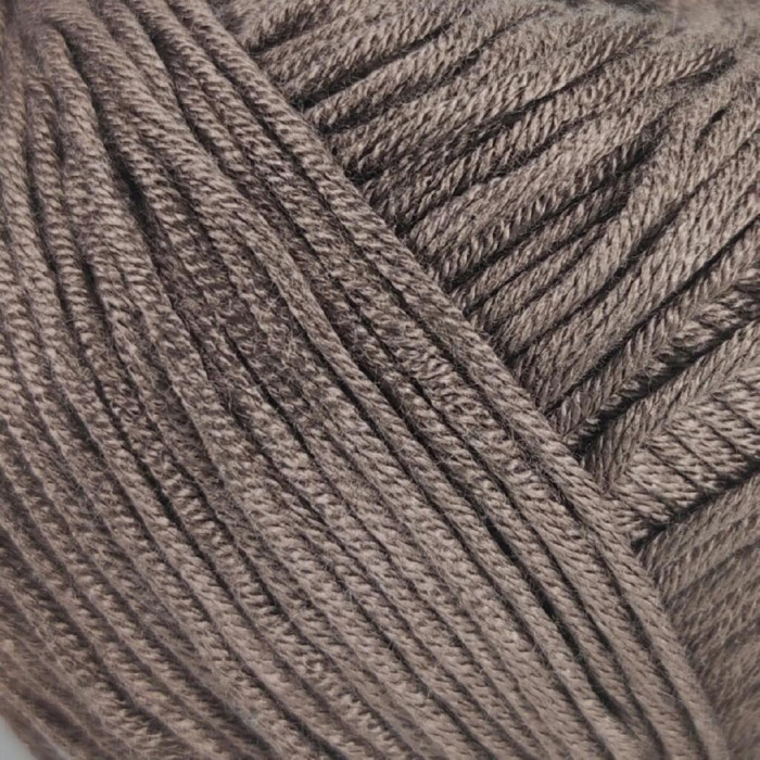 08722 Пряжа Lana Gatto Sugar, 50г - 125м, шоколад, 100% віскоза