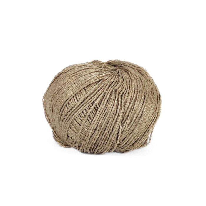 08727 Пряжа Lana Gatto Silky, 50г - 214м, темно-бежевий, 100% шовк